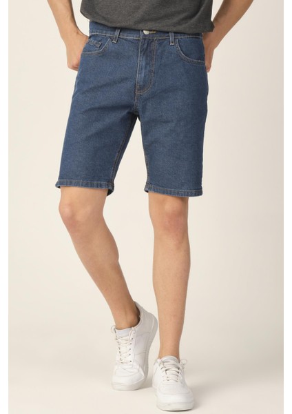 Regular Fit Jean Şort (21-Cmlsrt)