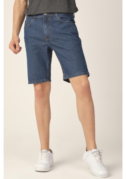 Regular Fit Jean Şort (21-Cmlsrt)