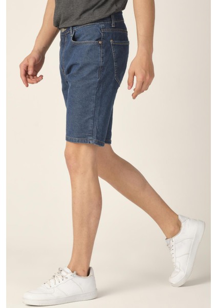 Regular Fit Jean Şort (21-Cmlsrt)