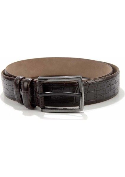 Kahve Kroko Leather Erkek Kemer U08657110011 fiyatları