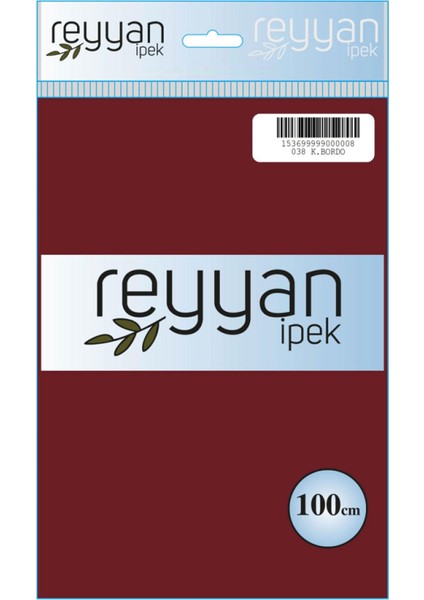 Düz Renk Poşetli Yazma  - Renk-38 - K.bordo-75