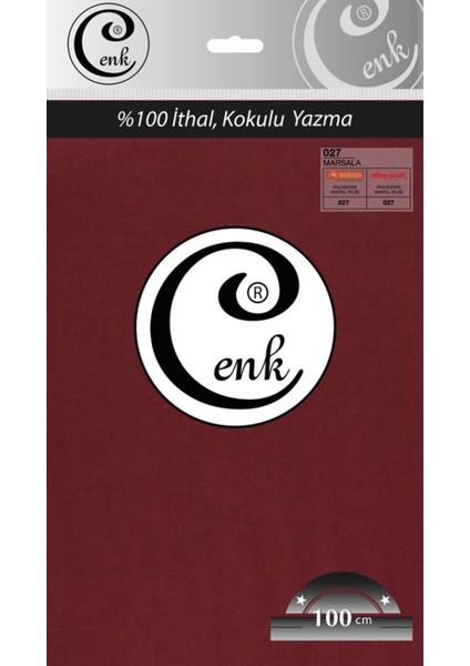 Düz Renk 100 cm Poşetli Yazma - 0301 - 027-MARSALLA-75