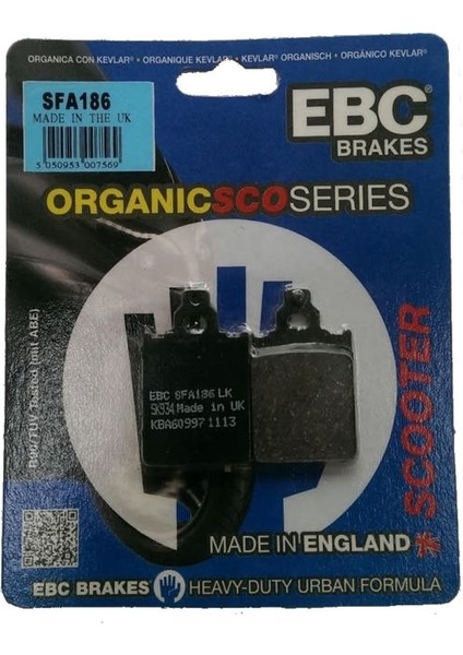 Vespa Px 200 Ön Fren Balatası Ebc SFA186 Balata