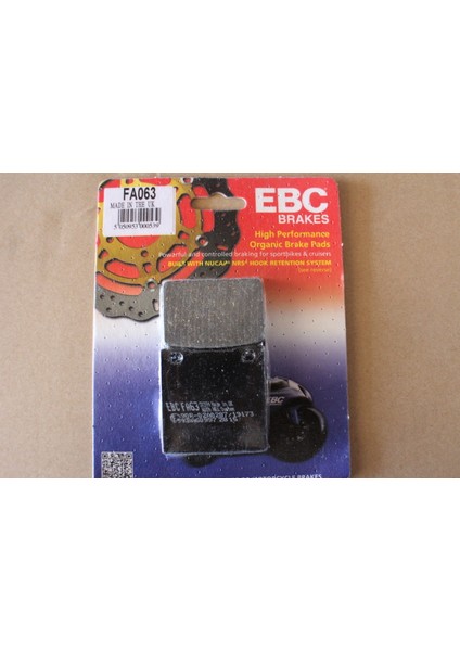 1996-2003 Suzuki Gsx-R 750 Arka Fren Balatası Ebc FA063 B