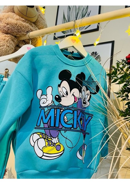 New Minnie Turkuaz Takım