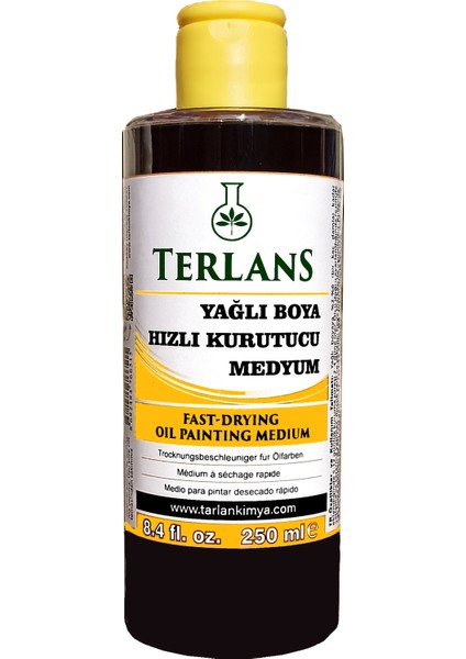 Yağlı Boya Hızlı Kurutucu Medyum 250 ml Fast-Drying Oil Painting Medium