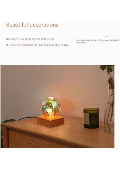 USB Romantik Yıldızlı Gökyüzü Rüya LED Gece Masa Lambası (Yurt Dışından)