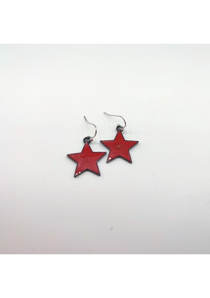 Red Star Pin Küpe