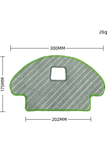 10 Adet Paspas Pedleri Ecovacs Deebot Ozmo 610 930 Elektrikli Süpürge Robot Paspas Paçavra Parçaları Paspas Bezleri Aksesuarları (Yurt Dışından)