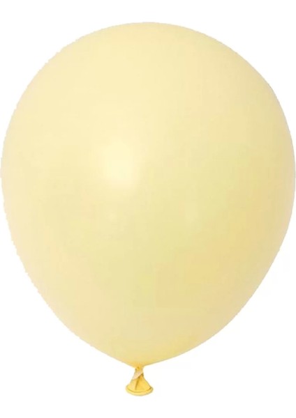 12" Iç Mekan Makaron Balon Sarı - 100 Adet