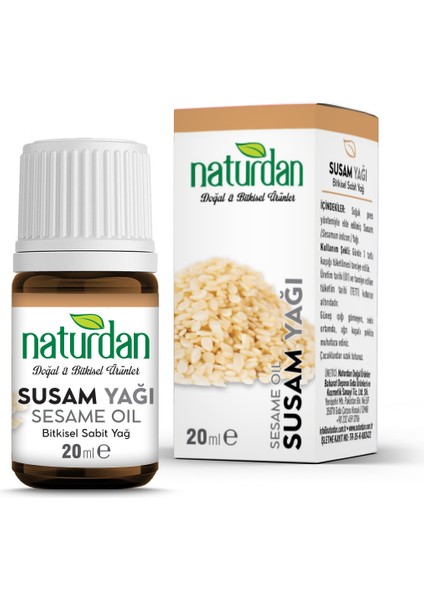 Susam Yağı 20 ml