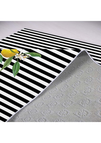 Dekoratif Özel Tasarım Ince Yıkanabilir Leke Tutmaz Kaydırmaz Taban Mutfak Halısı modelleri