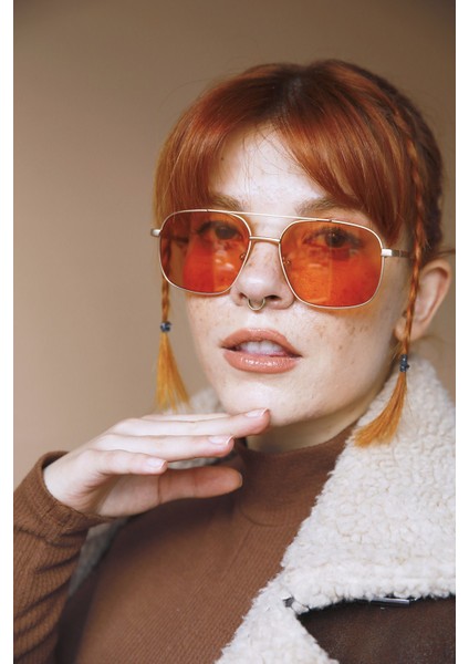 Gregor Gold Orange Güneş Gözlüğü fırsatları