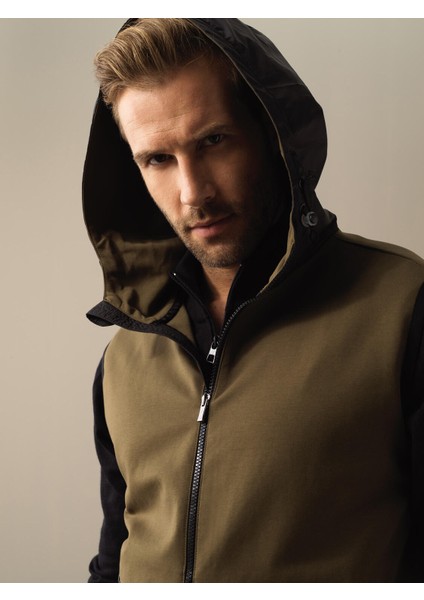 Erkek Haki Pamuklu Regular Fit Yelek fiyatları