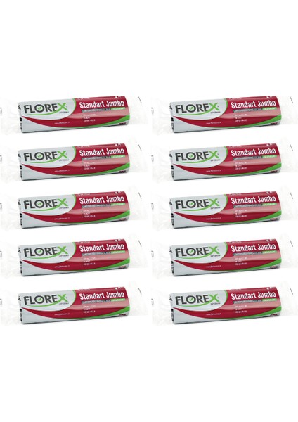 Standart Jumbo Boy Çöp Torbası Siyah 80 x 110 cm 10 x 10'lu fiyatları