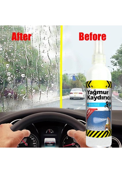 Yağmur Kaydırıcı Sprey Yağmur Kaydırıcılar Su Itici Oto Ayna Kask Araba Camı Su Kaydırıcı Koruyucu Hızlı ve Etkili 250 ml