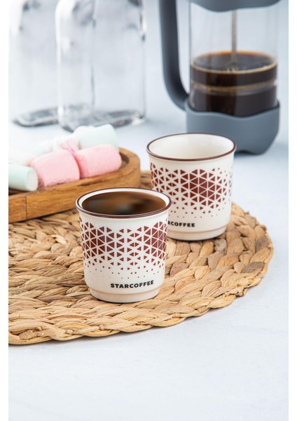 Starcoffee Espresso Shot Bardağı, Cup Fincan, 90 Ml.