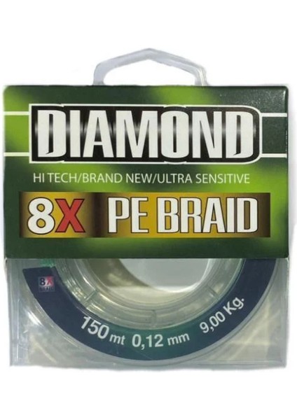 0.14MM Bauer Diamond 8x Ip Misina 150M.