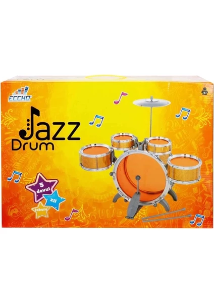 Jazz Drum Çocuk Bateri Seti Büyük Boy