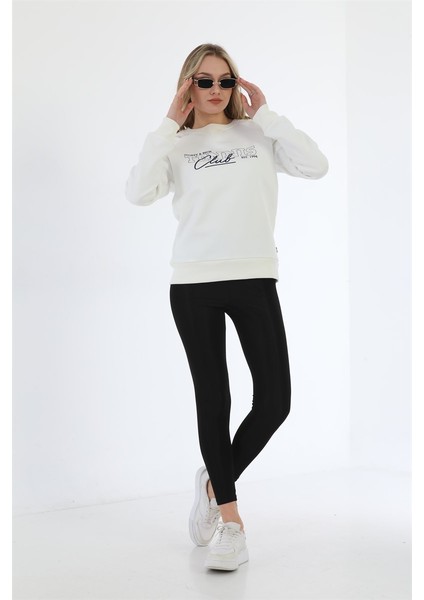 Kadın Beyaz Sweatshirt MW5716