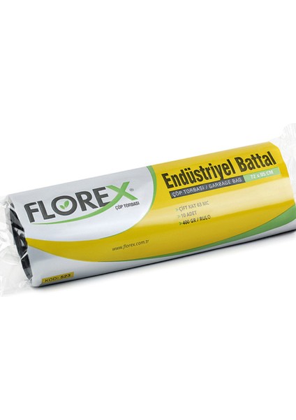 Endüstriyel Battal Boy Çöp Torbası Siyah 72 x 95 cm 5 x 10'lu fırsatları