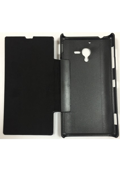 Sony Xperia Zl L35H Flip Cover Ince Kapaklı Kılıf