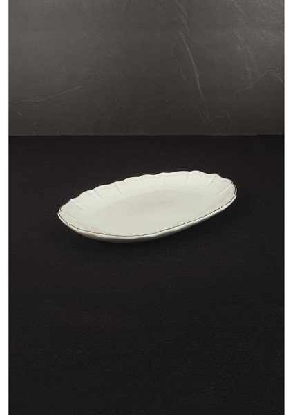 Rivan Porselen Oval Sunum Tabağı Yaldızlı – Lmg 402-S