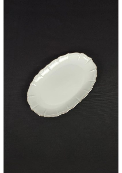Rivan Porselen Oval Sunum Tabağı Yaldızlı – Lmg 402-S
