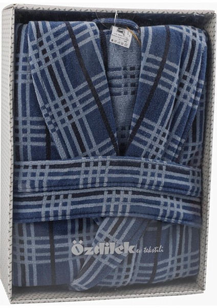 Hawai Ocre Kadife Şal Yaka Bornoz L Beden fiyatları