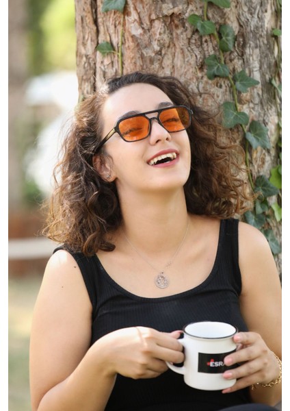 Turuncu Cam Kadın Güneş Gözlüğü 1014 001 53-19-140
