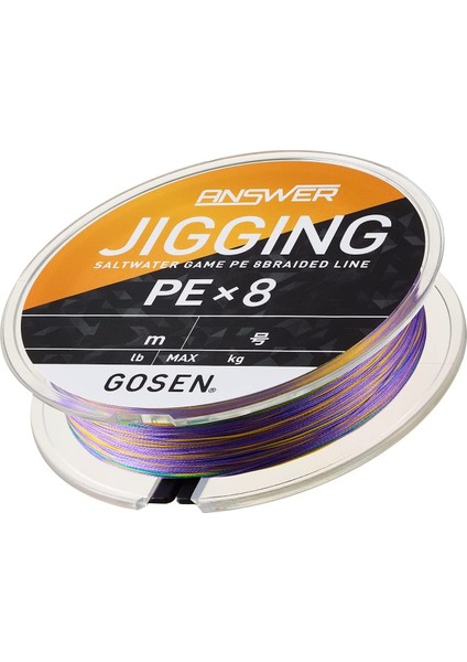 Jigging Answer Pe 8 Örgü Jig ve Tai Rubber Ipi 300MT Multi