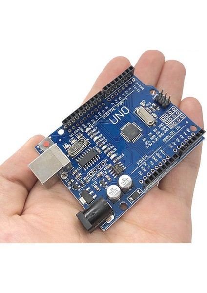 Roba Arduino Uno R3 Klon ATMEGA328P Smd CH340 Açık Kaynak Kodlu Yazılım Geliştirme Kartı