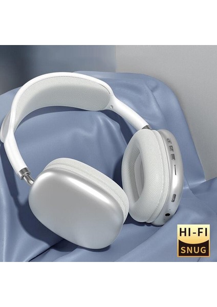 P9 Air Kablosuz Bluetooth 5.0 Wirelles Mikrofonlu Kulaklık Stereo Beyaz modelleri
