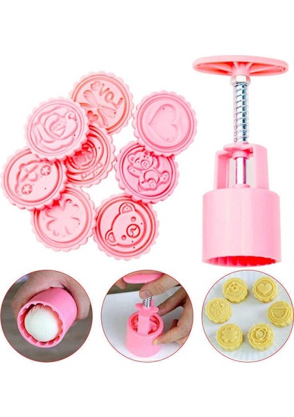 Fondan Dekoratif Hamur Punch Seti - Kurabiye Bisküvi Kalıbı modelleri