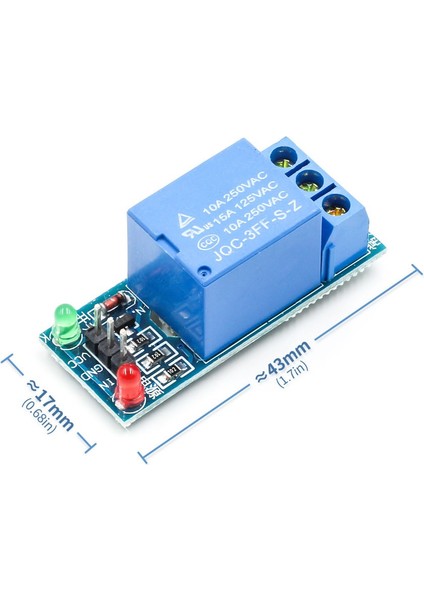 Roba 1 Kanal 5V Röle Modül 220V 10A Güç Kontrol Anahtarı