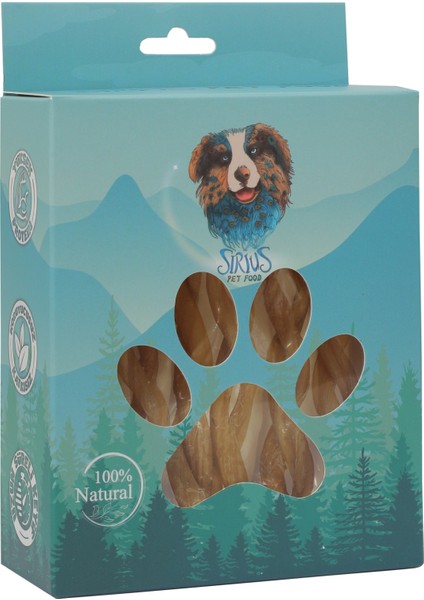 Lamb Pizzle Braided-Kurutulmuş Kuzu Penisi Örgülü Köpek Ödül Maması 100 gr. modelleri