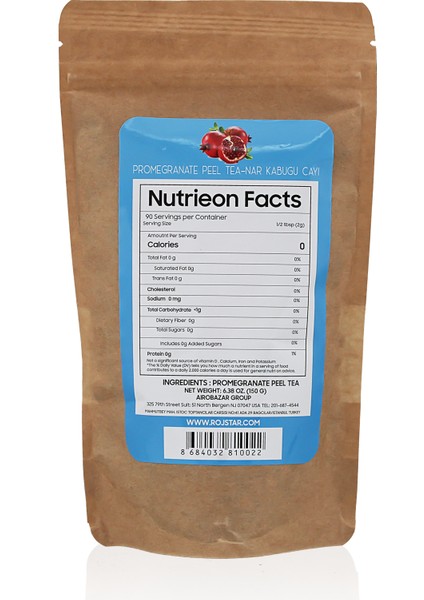 Nar Kabuğu Çayı 150 gr fiyatları