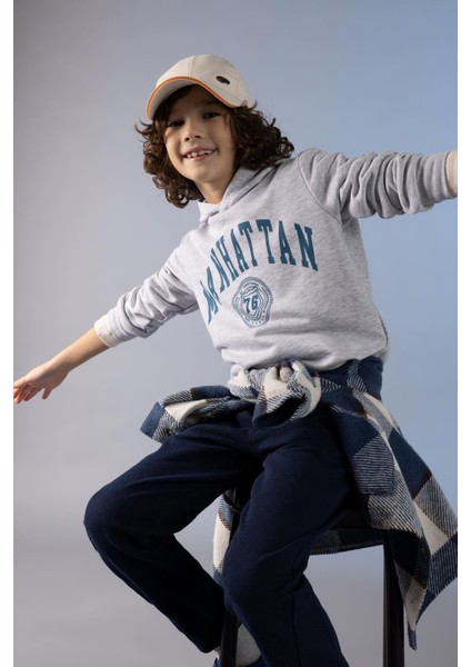 Erkek Çocuk Regular Fit Kapüşonlu Sweatshirt Z4596A623SP fiyatları