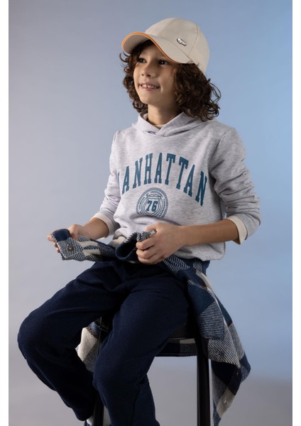 Erkek Çocuk Regular Fit Kapüşonlu Sweatshirt Z4596A623SP modelleri