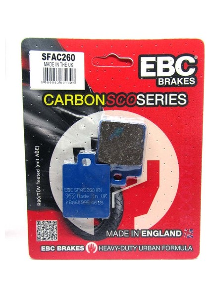 2008-2015 Piaggio Liberty 150 Ön Fren Balatası Ebc SFAC260 Karbon