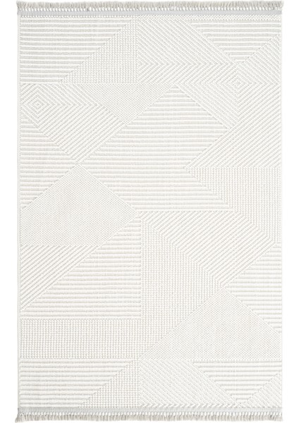 Vera 1454 Krem Yumuşak Dokulu Halı Kilim Salon Mutfak Koridor Kesme Yolluk Dokuma Makine Halısı