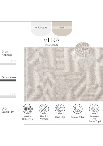 Vera 1453 Gri Halı Kilim Yumuşak Dokulu Salon Halısı Mutfak Antre Yuvarlak Dokuma Makine Halısı fiyatları