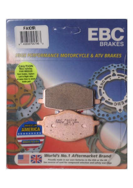 Yamaha Xt 600 E Arka Fren Balatası Ebc FA101R Sinterli Balata