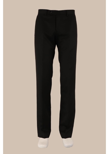 Slim Fit Yünlü Kumaş Pantolon