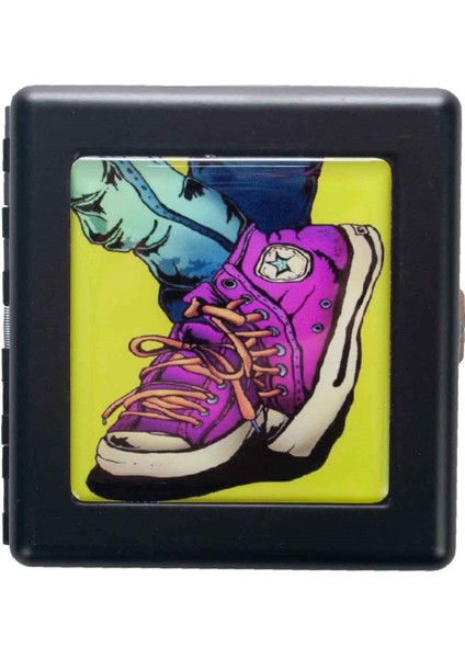 Pop Art Converse Metal Sigara Tabakası, Sigara Kutusu