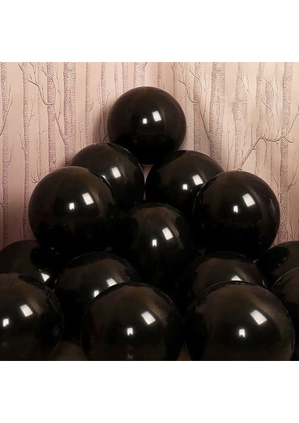 Lastik Lateks Mat Balon 10 Adet Kırmızı Siyah Sarı Turuncu Pembe Mavi Mor Yeşil Küf Yeşili Şeffaf Lacivert Fuşya Gri Kahverengi