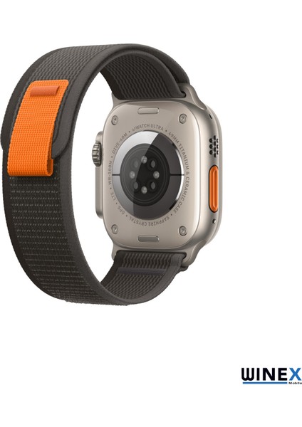 42-44MM Yeni Nesil Apple Uyumlu Akıllı Saat Kordonu Hasır Kancalı Siyah fırsatları