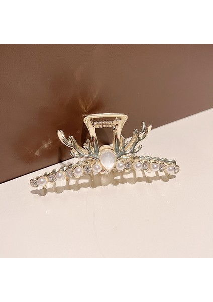 3 Pcs Saç Scrunchies Kafa Başlığı, Stiller: LD261 Boynuz Boncuklar+Elmaslar (Yurt Dışından)