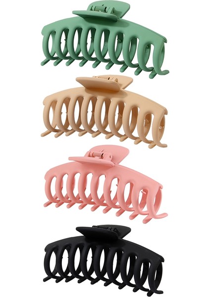 4 Pcs Su Geçirmez Bir Damla Dirençli Renkli Toka (Yurt Dışından)