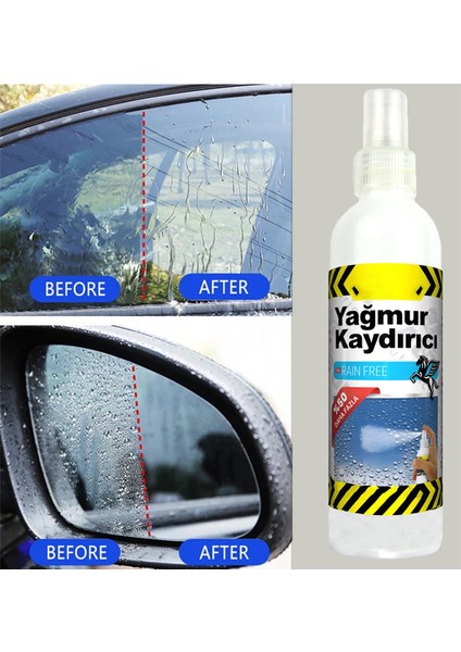 Yağmur Kaydırıcı Sprey Yağmur Kaydırıcılar Su Itici Oto Ayna Kask Araba Camı Su Kaydırıcı Koruyucu Hızlı ve Etkili 250 ml fiyatları